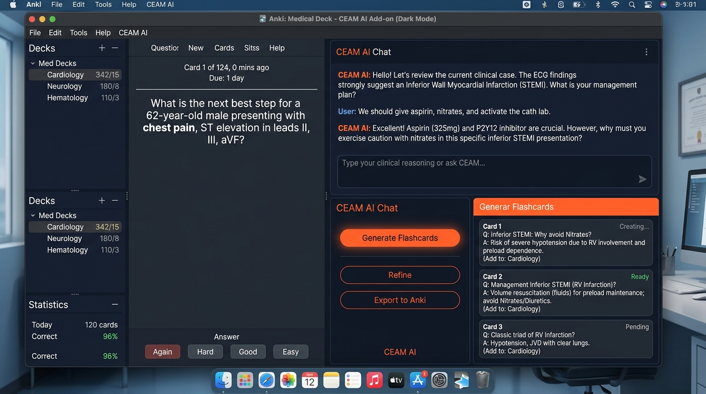 Add-on Oficial CEAM para Anki (con IA)